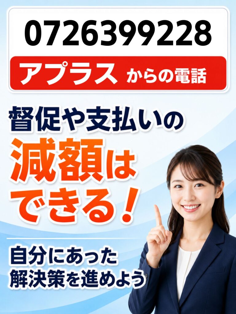 0726399228の電話はアプラス