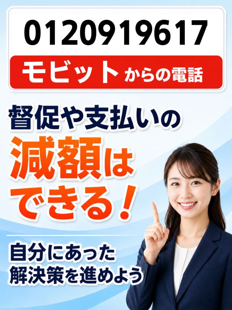 0120919617の電話はモビット