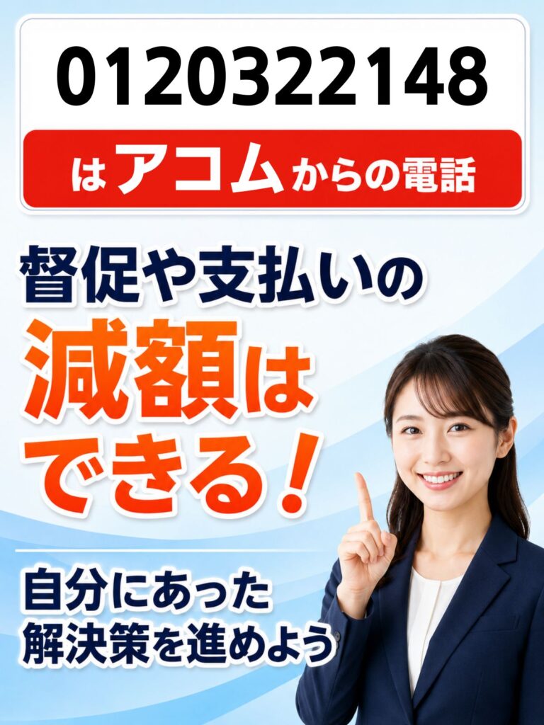 0120322148はアコムの電話