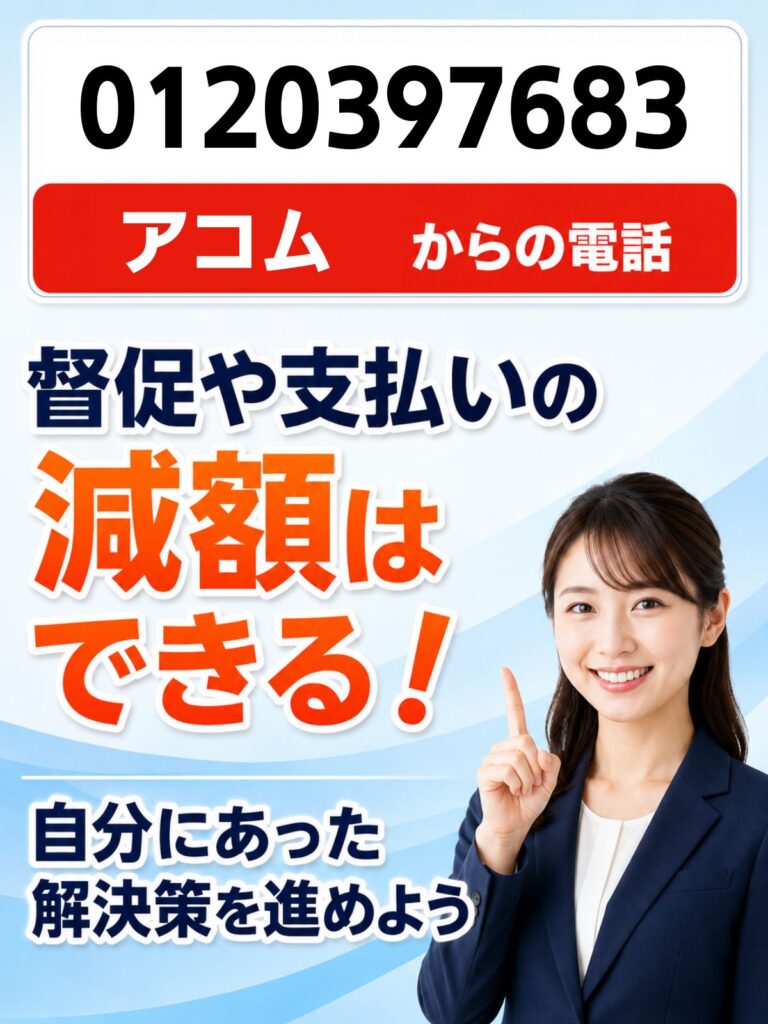 0120397683の電話はアコム