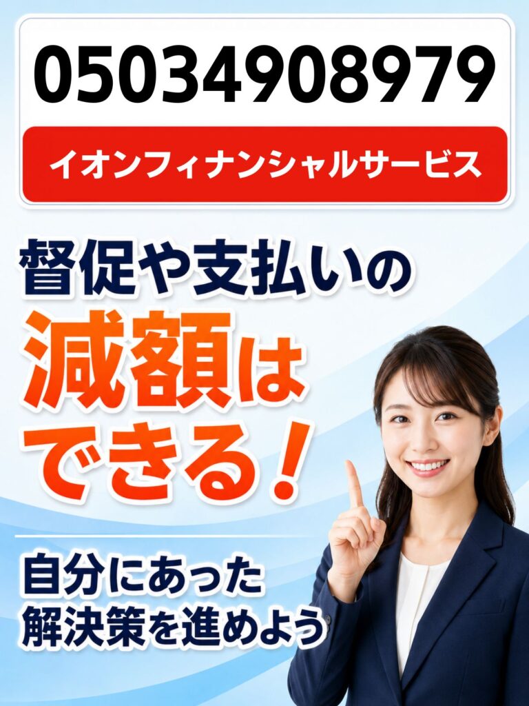 05034908979の電話はイオンフィナンシャルサービス
